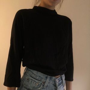 Vintage looking Turtle Neck Long Sleeve Shirt